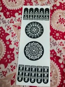 Mehndi Stickers 1 Card