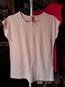 Light Pink textured top