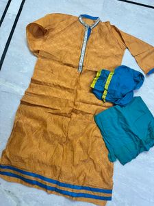 Ready To Stitch Kurta And Dupatta