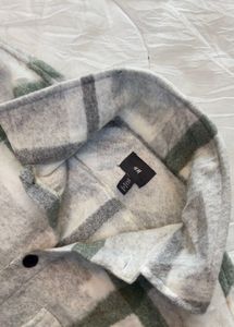 H&amp;M Plaid Shirt Jacket