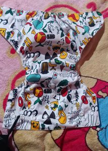 Cute Alphabet Print Baby Diaper