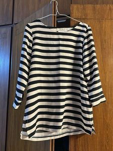 Striped Long Sleeve Tunic Top