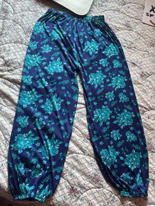 Boho Floral Print Palazzo Pants
