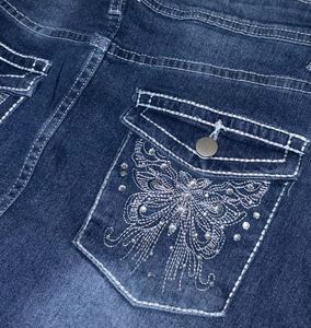 ⋆˚꩜｡ Y2K Dark Wash Denim Mini Skirt