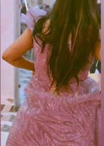 Stunning lavender Embellished Gown