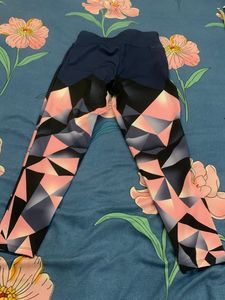 Geometric Print Leggings Length 35