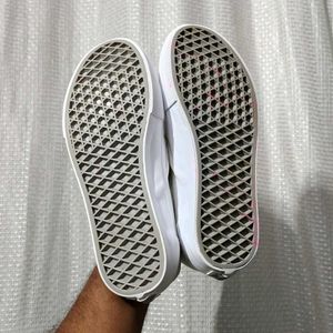 Classic White Vans Slip-Ons