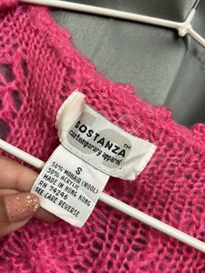 Barbie Pink Crop Sweater