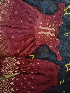 Maroon Ethnic Kurta Set