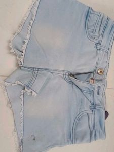 denim shorts