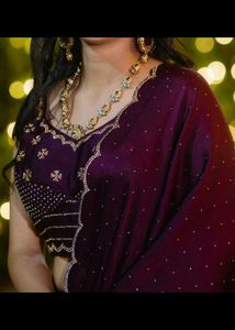 Elegant Plum Lehenga Choli Set