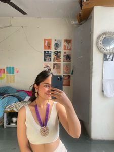 Statement Purple Necklace Set