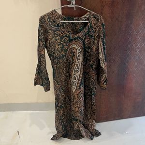 Boho Paisley Print Kurta