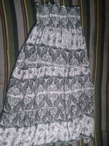 Boho Paisley Tiered tube dress