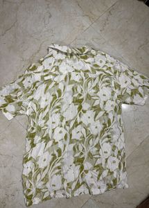 Men's Floral Short Sleeve Shirt