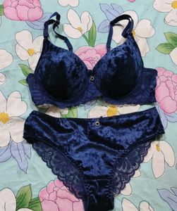 Luxury Velvet Bra & Panty Set