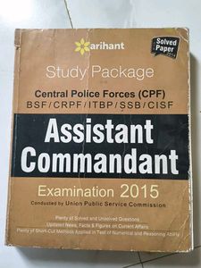 Arihant Assistant Commandant Study Package