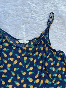 Cute Pineapple Print Cami Top