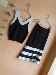 🤍Free Delivery Chic Black &amp; White Co-ord Set🤍