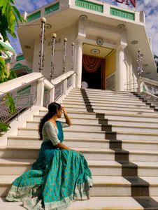 Beautiful Teal Lehenga Choli