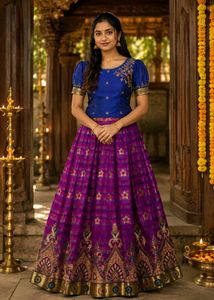 Pattu pavada set