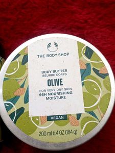 The body shop olive combo shower gel and butter