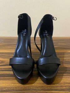 Black Platform Heels Strappy
