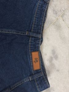 Denim Skirt with shorts Wrap Detail