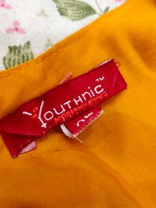 Beautiful Yellow Kurta with White Embroidery