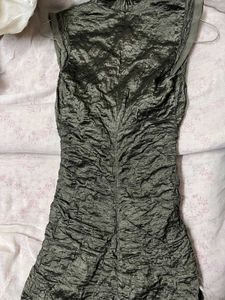 Vintage Nicole Miller Stretch Mermaid V-Neck Gown