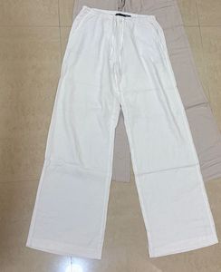White Linen Pants