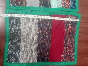 Handmade Striped doormats (Set of 2)