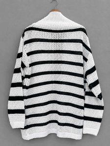 Christian Dior Striped Knit Cardigan