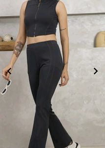 Blue Athletic Set - Top &amp; Leggings