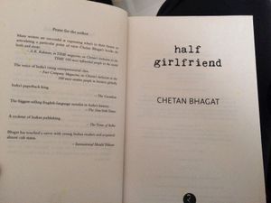 🆕 Half Girlfriend Book Chetan Bhagat Paperback