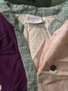 Unique Embroidered Long Kurta