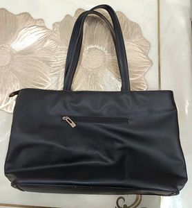 Stylish Color Block Tote Bag