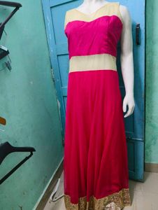 Anarkali Front Open Dress