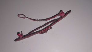 Red Hair Clip with Rhinestones