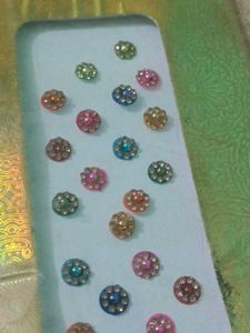 Fancy Bindis - Assorted Colors set of 2
