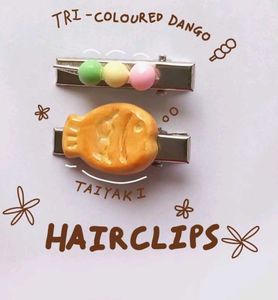 Cute Dango & Taiyaki Hair Clips