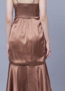 Elegant Brown Dress