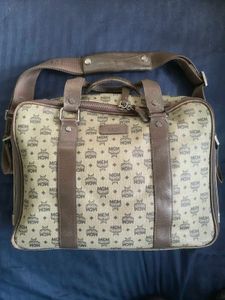 MCM briefcase/laptop bag with sling
