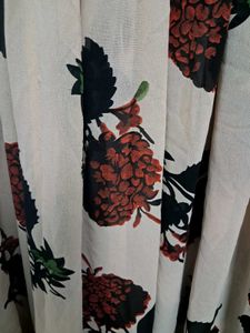 Vintage Floral Midi Dress