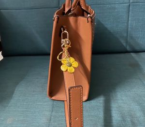 Pocket Sunshine Bag Charm |  Daisy- Handmade
