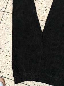 Black Corduroy Pants &amp; Snitch Sweater