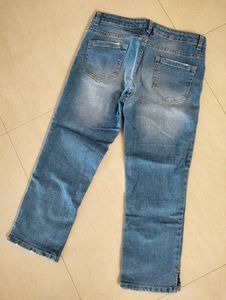 Jeans With Reversible Sequins
