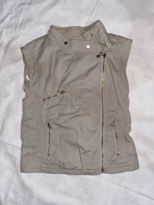 Sleeveless Biker Jacket