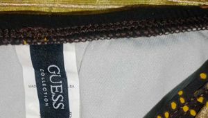 Guess Brown &amp; Gold Bikini Bottoms