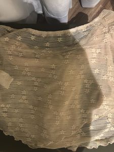 Sheer Lace Tube Top in Nude color
